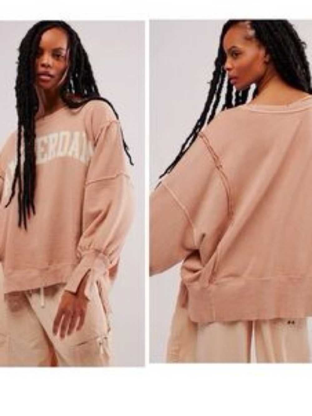 We the free Camden Oversized Graphic Sweatshirt xs Amsterdam